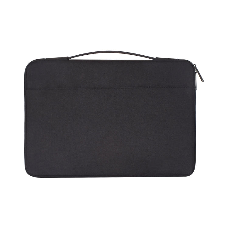 15.6 inch Fashion Casual Polyester + Nylon Laptop Handbag Briefcase Notebook Cover Case, For Macbook, Samsung, Lenovo, Xiaomi, Sony, DELL, CHUWI, ASUS, HP(Black) by buy2fix