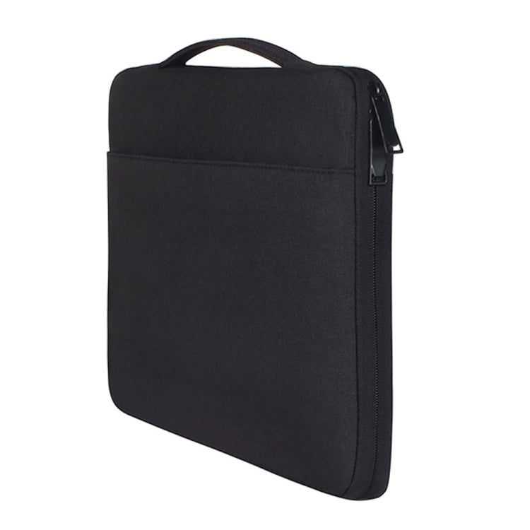 15.6 inch Fashion Casual Polyester + Nylon Laptop Handbag Briefcase Notebook Cover Case, For Macbook, Samsung, Lenovo, Xiaomi, Sony, DELL, CHUWI, ASUS, HP(Black) by buy2fix