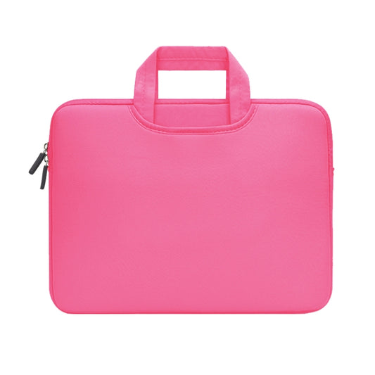 13.3 inch Portable Air Permeable Handheld Sleeve Bag for MacBook Air / Pro, Lenovo and other Laptops, Size: 34x25.5x2.5cm(Magenta) - 13.3 inch by buy2fix | Online Shopping UK | buy2fix