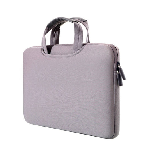 15.4 inch Portable Air Permeable Handheld Sleeve Bag for MacBook Air / Pro, Lenovo and other Laptops, Size: 38x27.5x3.5cm (Grey) - 15 inch by buy2fix | Online Shopping UK | buy2fix