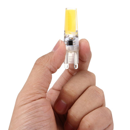 G9 3W 300LM COB LED Light , Silicone Dimmable for Halls / Office / Home, AC 220-240V, Transparent Plug(Warm White) by buy2fix