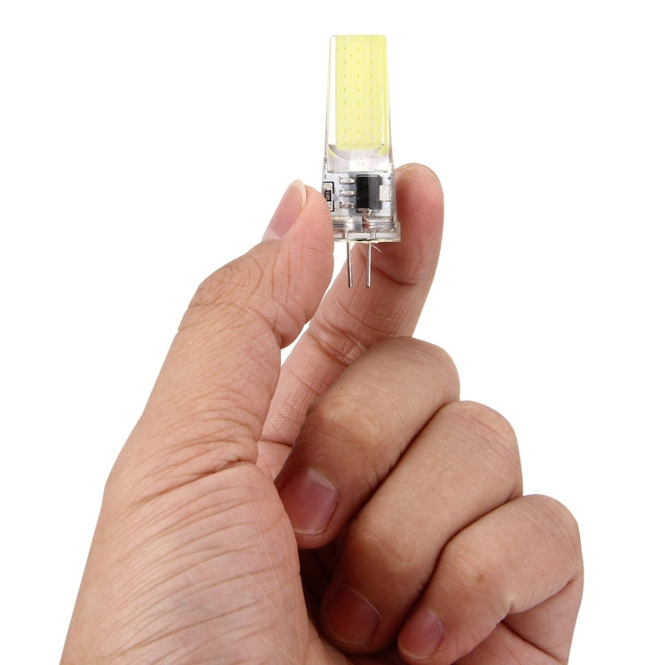 G4 300LM 3W COB LED Light, Silicone Dimmable for Halls / Office / Home, AC 220-240V(White Light) by buy2fix