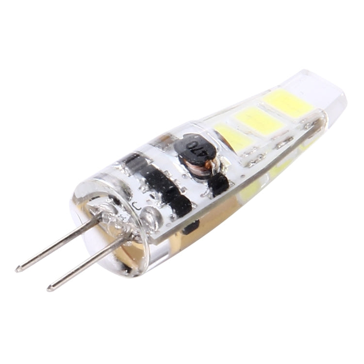 G4 2W 100LM Corn Light Bulb, 6 LED SMD 5730 Silicone, DC 12V(White Light) by buy2fix