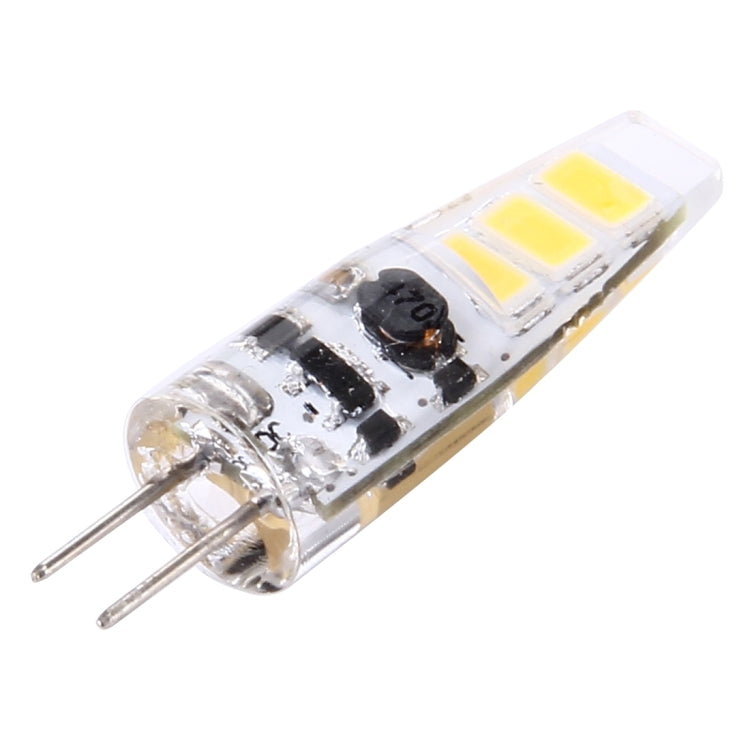 G4 2W 100LM Corn Light Bulb, 6 LED SMD 5730 Silicone, DC 12V(Warm White) by buy2fix