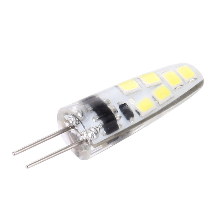 G4 2W 180LM Corn Light Bulb, 12 LED SMD 2835 Silicone, DC 12V, Small Size: 4.1x1x1cm(White Light) by buy2fix