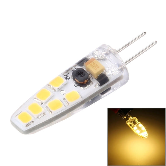 G4 2W 180LM Corn Light Bulb, 12 LED SMD 2835 Silicone, DC 12V, Small Size: 4.1x1x1cm(Warm White) by buy2fix