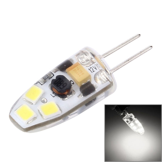 G4 2W 120LM 6 LED SMD 2835 Silicone Corn Light Bulb, DC 12V(White Light) by buy2fix