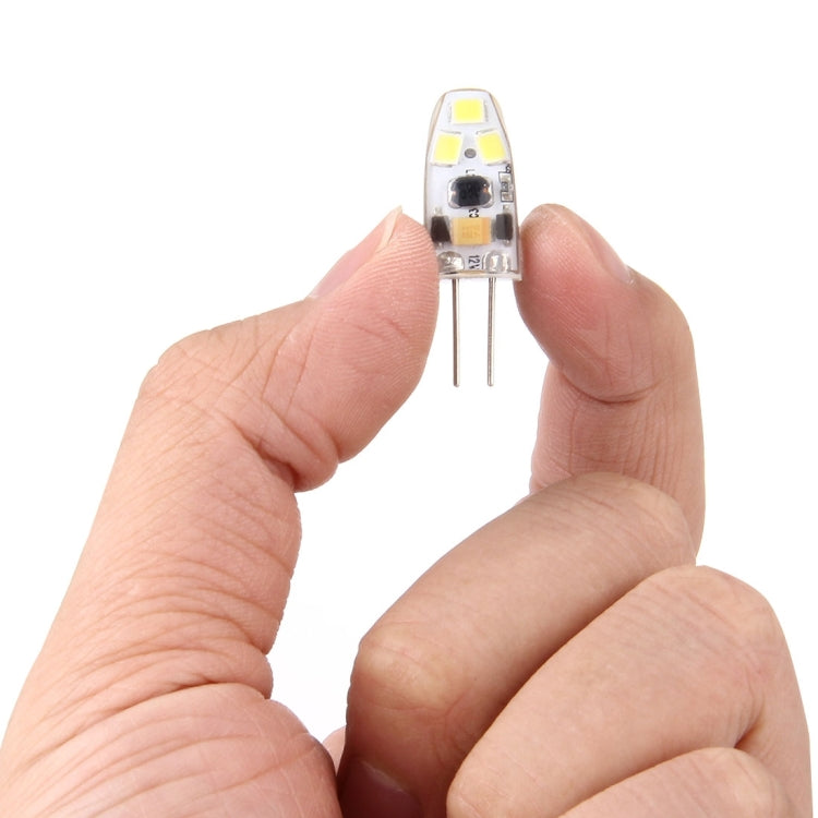 G4 2W 120LM 6 LED SMD 2835 Silicone Corn Light Bulb, DC 12V(White Light) by buy2fix