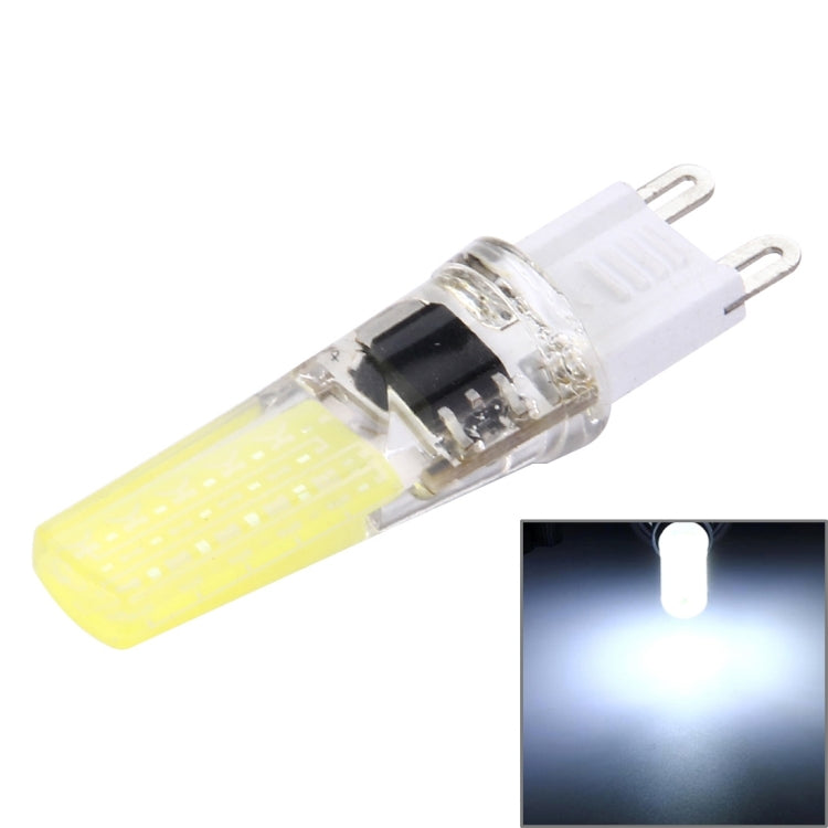 G9 3W 300LM COB LED Light , Silicone Dimmable for Halls / Office / Home, AC 220-240V, White Plug(White Light) by buy2fix
