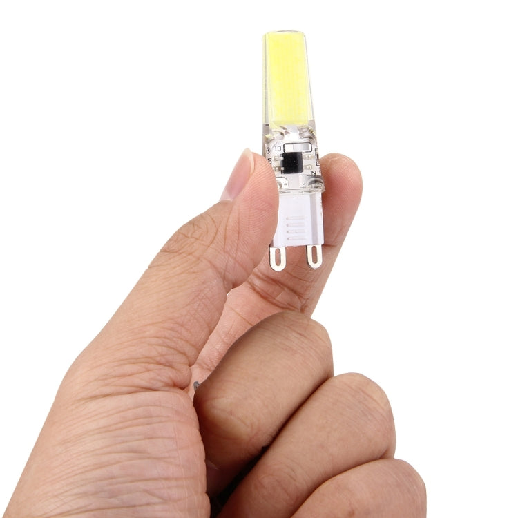 G9 3W 300LM COB LED Light , Silicone Dimmable for Halls / Office / Home, AC 220-240V, White Plug(White Light) by buy2fix