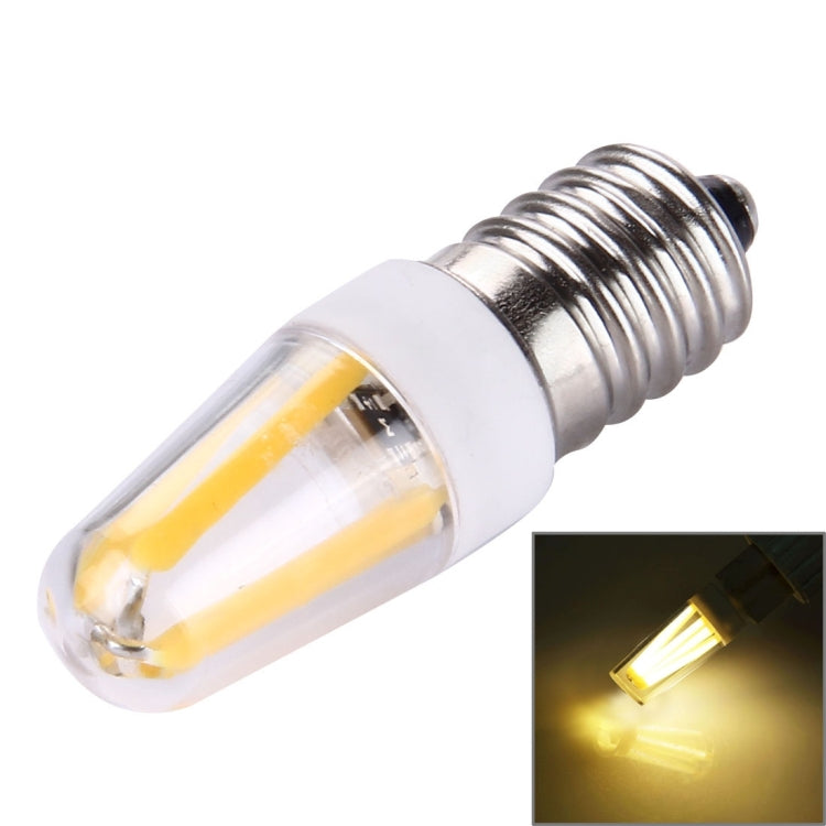 2W Filament Light Bulb, E14 PC Material Dimmable 4 LED for Halls, AC 220-240V(Warm White) by buy2fix