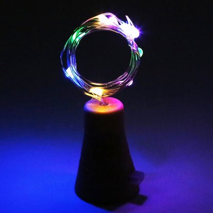 1m 10 LEDs SMD 0603 Solar Powered Copper Wire String Light Fairy Lamp Decorative Light(Colorful Light) by buy2fix