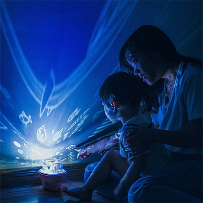 TW-S004 Creative Cute Pet Bluetooth Audio Projection Lamp(White) by buy2fix