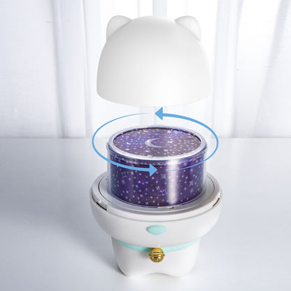 TW-S004 Creative Cute Pet Bluetooth Audio Projection Lamp(White) by buy2fix