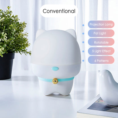 TW-S004 Creative Cute Pet Bluetooth Audio Projection Lamp(White) by buy2fix
