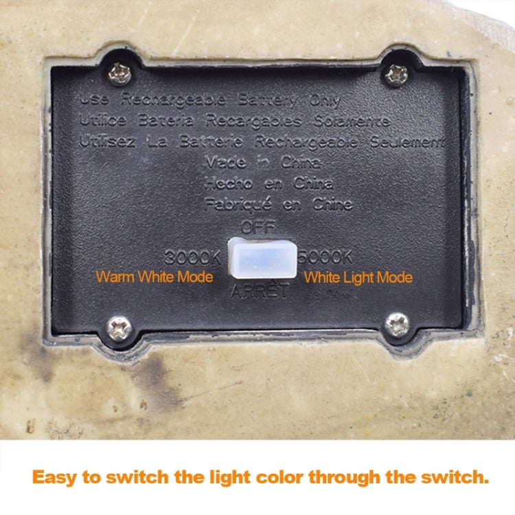 Solar Powered Simulated Stone Spotlight LED Light IP65 Waterproof Outdoor Garden Lawn Lamp by buy2fix