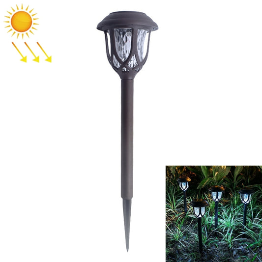 Solar Energy Coffee Outdoor Lawn Lamp IP65 Waterproof LED Decorative Garden Light (White Light) by buy2fix