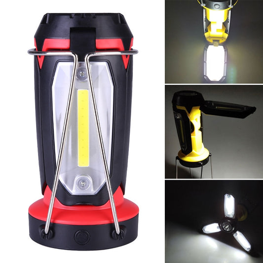 Multifunctional USB Charging Camping Lamp Outdoor Tent Portable Lamp Flashlight Table Lamp (Red) by buy2fix