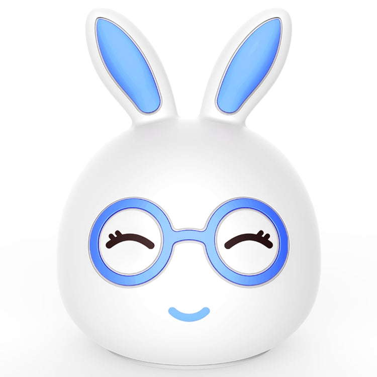 Happy Rabbit Creative Touch 3D LED Decorative Night Light, USB Charging Version (Blue) by buy2fix