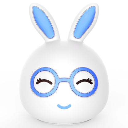 Happy Rabbit Creative Touch 3D LED Decorative Night Light, USB Charging Version (Blue) by buy2fix