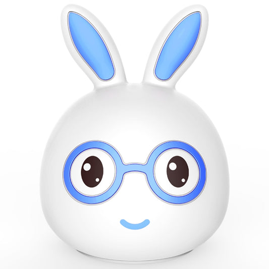 Smiling Rabbit Creative Touch 3D LED Decorative Night Light, USB Charging Version (Blue) by buy2fix