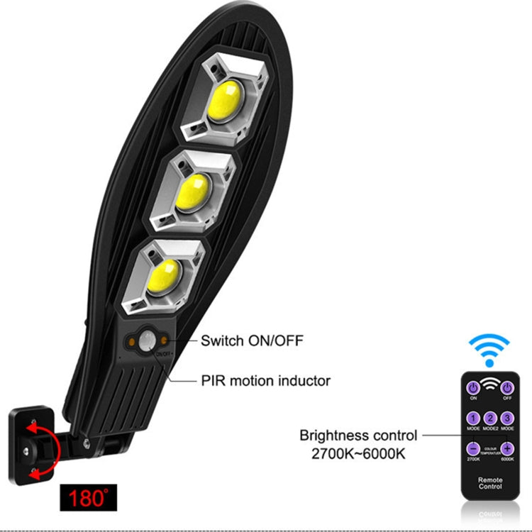 LL-63T Solar Powered Courtyard Human Body Sensor Light with Remote Control by buy2fix