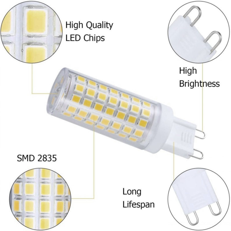 G9 102 LEDs SMD 2835 6000-6500K LED Corn Light, AC 110V (White Light) by buy2fix