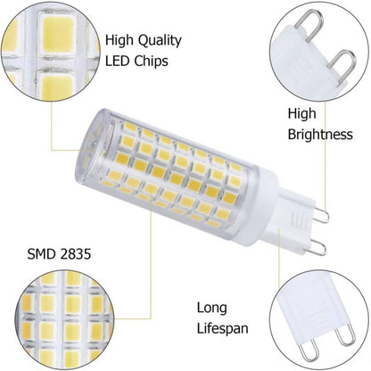 G9 102 LEDs SMD 2835 6000-6500K LED Corn Light, AC 110V (White Light) by buy2fix
