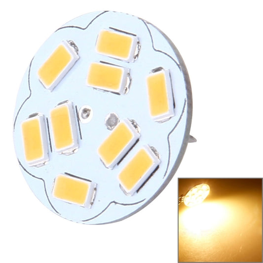 G4 4W, Warm White , 200LM 9 LED SMD 5730 Round Decorative Light for Indoor / Outdoor Decoration, DC 12V, Back Pins by buy2fix