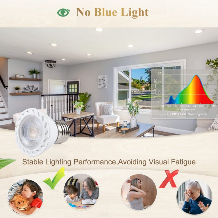 E27-7LED 5W No Strobe LED Spotlight, AC220V (White Light) by buy2fix