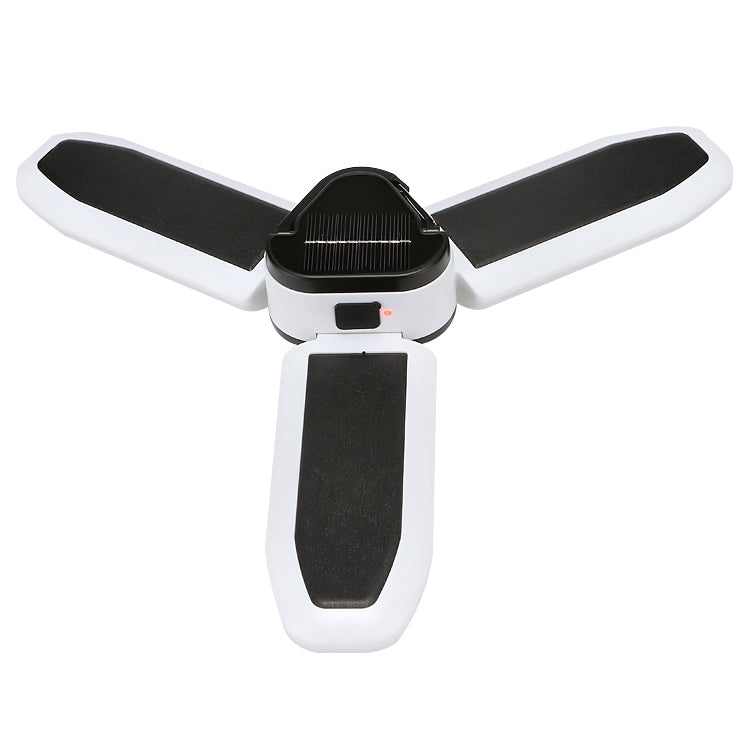 Multifunctional Solar USB Charging 60 LED Trefoil Camping Lamp Outdoor Tent Portable Lamp Flashlight Emergency Light Bulb Light, Style: Solar by buy2fix