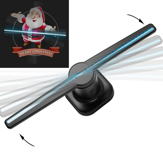 42cm Diameter 450 x 224 Pixels Resolution 3D Advertisement Player Machine , 224 LEDs Hologram Holographic Display Fan with Remote Control, Support 4GB Micro SD Card, AC 100-240V - Accessories & Parts by buy2fix | Online Shopping UK | buy2fix