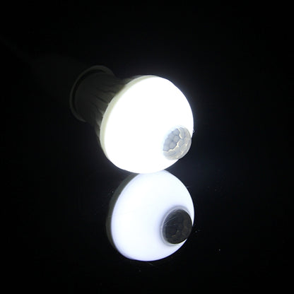 E27 9W Infrared Motion Sensor LED Light Bulb, Sensor Distance: 4-6m, AC 85-265V - Sensor LED Lights by buy2fix | Online Shopping UK | buy2fix