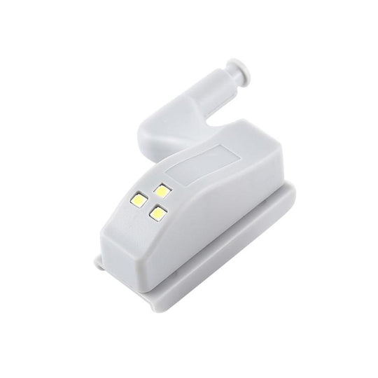 0.3W Universal Inner Hinge LED Sensor lamp Cupboard 3 LEDs Night light Auto ON/OFF Bulb(White Light)