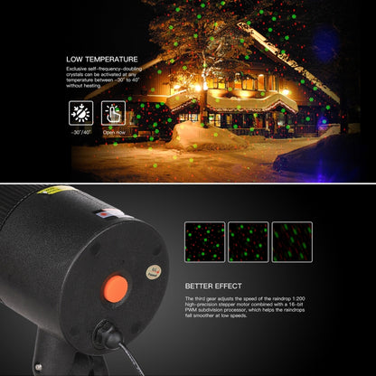 Blinblin CMF-A103 3W IP65 Waterproof ABS Shell Landscape Light, Dynamic Red + Green Laser Mini Outdoor Lamp by buy2fix