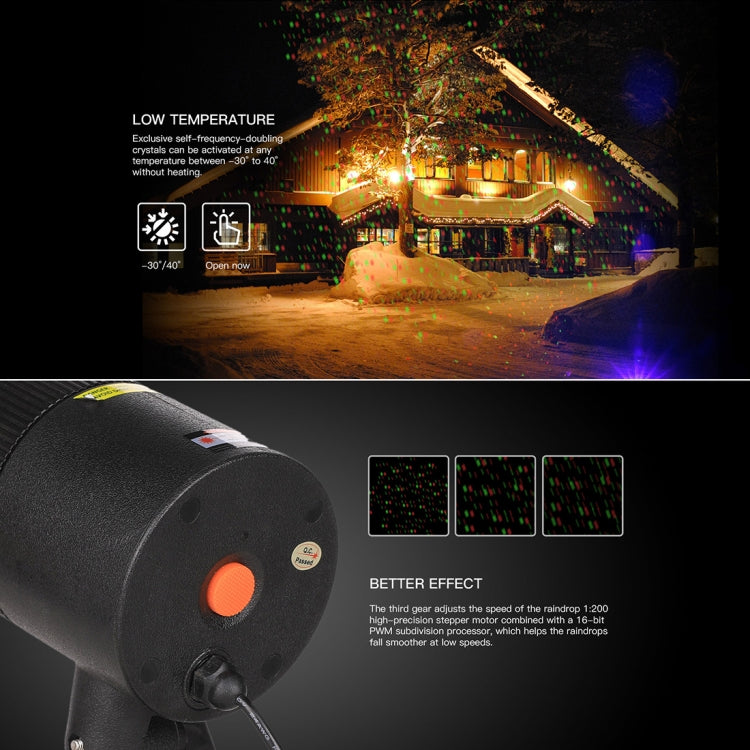 Blinblin CMF-A101 IP65 Waterproof ABS Shell Landscape Light, Dynamic Red + Green Laser Mini Outdoor Lamp by buy2fix