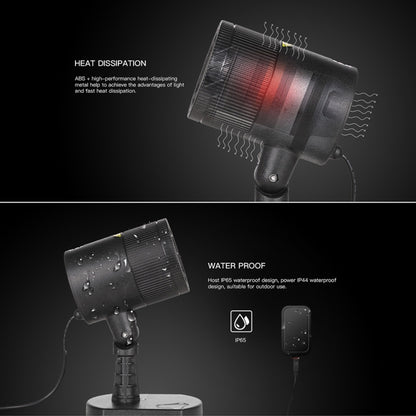 Blinblin CMF-A101 IP65 Waterproof ABS Shell Landscape Light, Dynamic Red + Green Laser Mini Outdoor Lamp by buy2fix