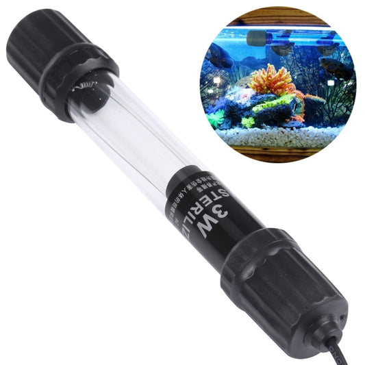 UV-003 3W Ultraviolet Germicidal Lamp Disinfection Light for Aquarium, EU Plug - Fish Tank Lamps by buy2fix | Online Shopping UK | buy2fix