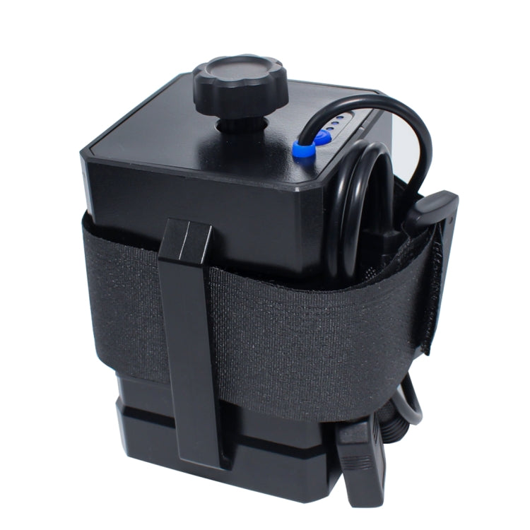 3 Sections 18650/26650 IPX7 Waterproof Battery Box with 16.8v Round Head & 5v USB Connector Output Voltage Does Not Include Battery(Black) by buy2fix