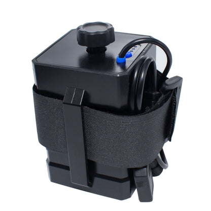 3 Sections 18650/26650 IPX7 Waterproof Battery Box with 16.8v Round Head & 5v USB Connector Output Voltage Does Not Include Battery(Black) by buy2fix