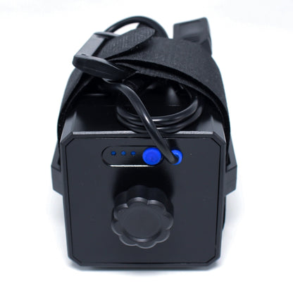 3 Sections 18650/26650 IPX7 Waterproof Battery Box with 16.8v Round Head & 5v USB Connector Output Voltage Does Not Include Battery(Black) by buy2fix