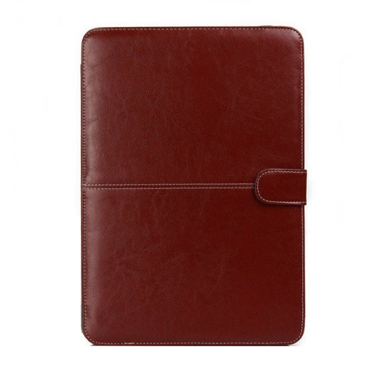 For 2016 New Macbook Pro 15.4 inch A1707 Laptop Crazy Horse Texture Horizontal Flip Leather Case(Coffee) - MacBook Pro Cases by buy2fix | Online Shopping UK | buy2fix