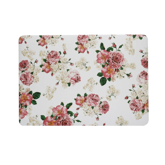 For 2016 New Macbook Pro 15.4 inch A1707 Chinese Rose Pattern Laptop Water Decals PC Protective Case by buy2fix