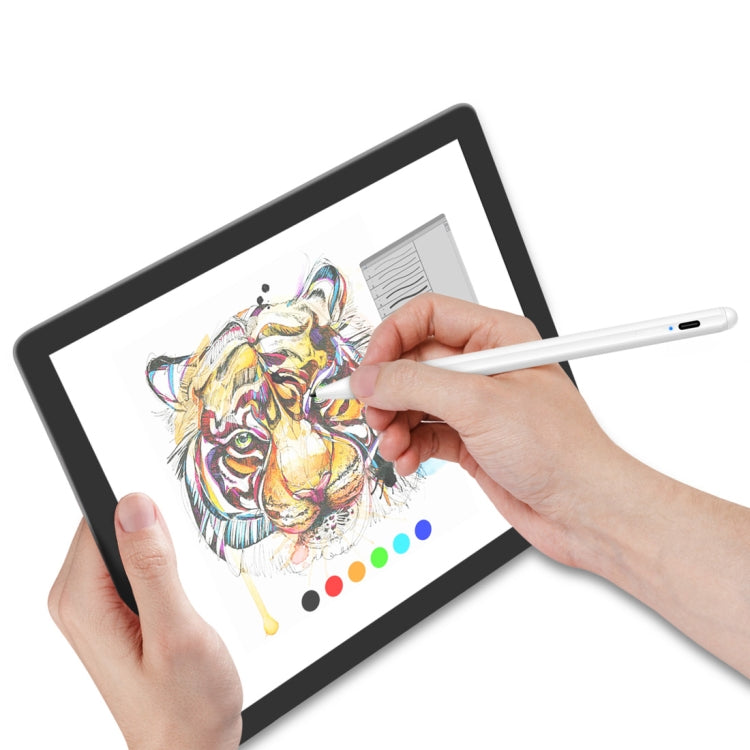 1.4-2.3mm Magnetic Design Superfine Nib Prevent Accidental Touch Handwritten Capacitive Screen Stylus Pen(White) by buy2fix