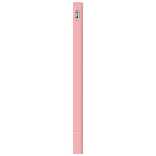LOVE MEI For Apple Pencil 2 Triangle Shape Stylus Pen Silicone Protective Case Cover(Pink) - Pencil Accessories by LOVE MEI | Online Shopping UK | buy2fix