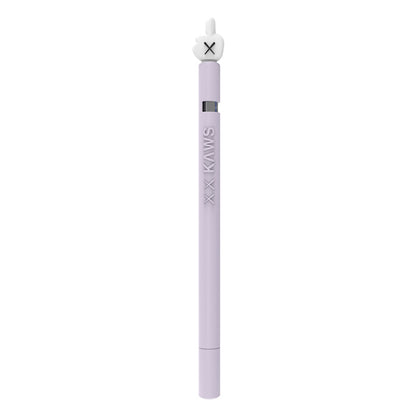 LOVE MEI For Apple Pencil 1 Middle Finger Shape Stylus Pen Silicone Protective Case Cover (Purple) - Pencil Accessories by LOVE MEI | Online Shopping UK | buy2fix