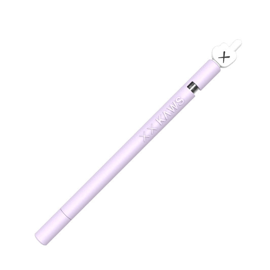 LOVE MEI For Apple Pencil 1 Middle Finger Shape Stylus Pen Silicone Protective Case Cover (Purple) - Pencil Accessories by LOVE MEI | Online Shopping UK | buy2fix