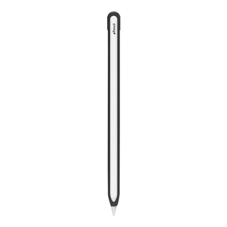 Metal Matte Non-slip Stylus Pen Protective Case for Apple Pencil 2 (Black) by buy2fix