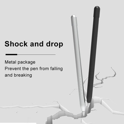 Metal Matte Non-slip Stylus Pen Protective Case for Apple Pencil 2 (Black) by buy2fix