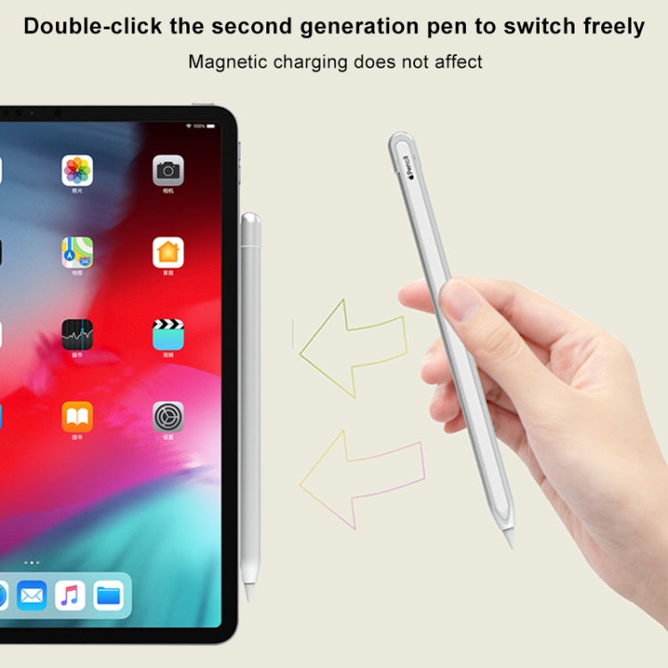 Metal Matte Non-slip Stylus Pen Protective Case for Apple Pencil 1 (Grey) by buy2fix